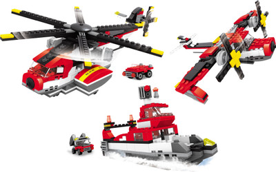 

Fun Blox 3 in 1 Fire Brigade Assembling Master - 472 Pcs(Multicolor)
