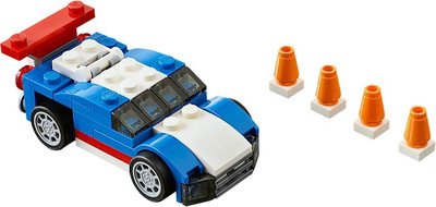 Lego Blue Racer(Multicolor)