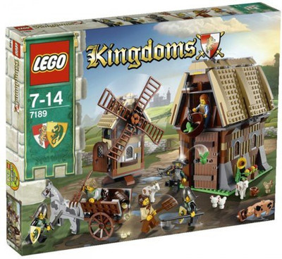Lego Castle Mill Village Raid 7189(Brown)