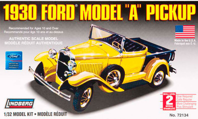 

Lindberg USA 1/32 Scale 1930 Ford Model "A" PickupPlastic Model Kit(Multicolor)