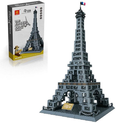 

Jaibros Wange The Eiffel Tower of Paris 978 Pcs block construction set(Multicolor)