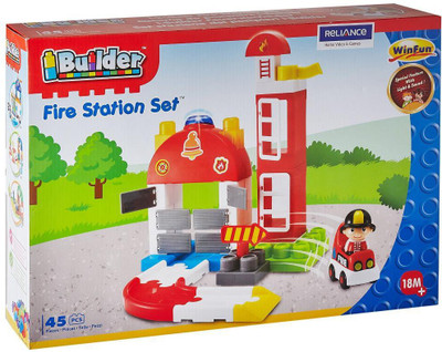 

Winfun Fire Station Set Multi Color(Multicolor)