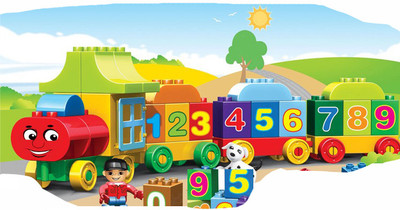 

Kids Home Toys Number Train(Multicolor)