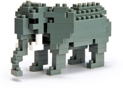 

Nanoblock Elephant(Grey)