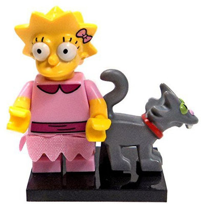 

Lego The Simpsons Series 2 Collectible Mini 71009 Lisa Simpson(Multicolor)