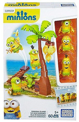 

Minions Movie Mega Bloksbanana Island Building Set(Multicolor)