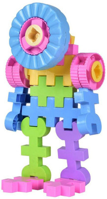 

Taaza Garam play learn and grow Block set with storage bag gift baby boy girl birthday toy(Multicolor)
