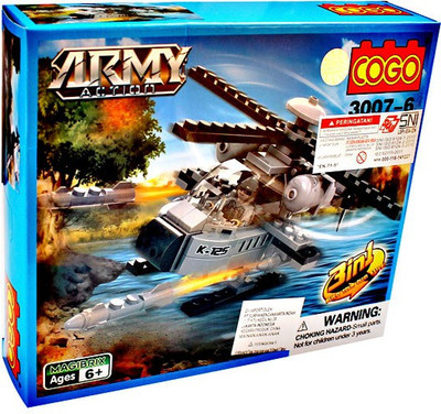 

ToysBuggy Cogo Army Action Block Set - 3007-6(Multicolor)