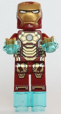 

Lego Marvel Super Heroes Minifgure Iron Man (Mark 42 Armor)(Multicolor)