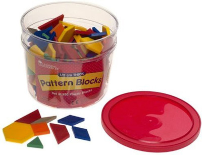 

Learning Resources Resources Wooden Pattern Blocks(Multicolor)