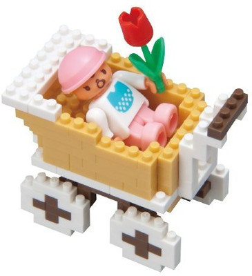 

KAWADA_Nanoblock Nano Mamelog Ml026 Hello Ba(Multicolor)