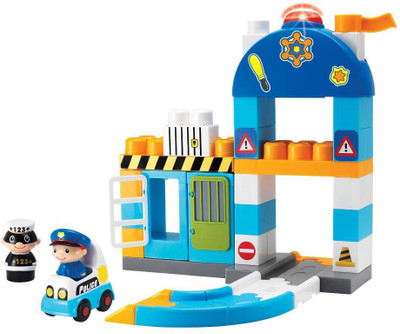 

Winfun Police Station Set Multi Color (39 Pieces)(Multicolor)