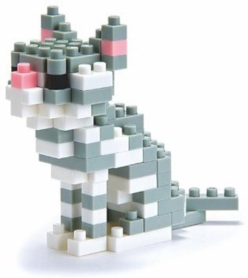 

KAWADA_Nanoblock Nano Nbc_032 Cat (American Shorthair)(Multicolor)