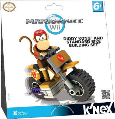 Knex Nintendo Diddy Kong And Standard Bike Building Set(Multicolor)