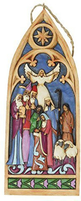 

Heartwood Creek Enesco Jim Shore Cathedral Window Nativity 4044106 New(Multicolor)
