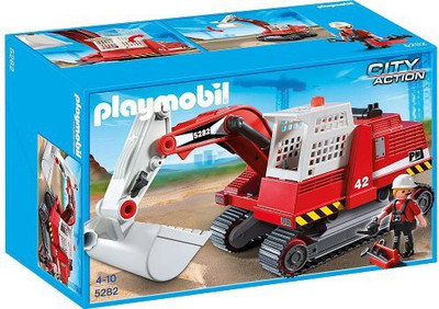 

Playmobil construction excavator(Red)