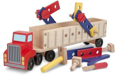 

Melissa & Doug Big Rig Building Set(Multicolor)
