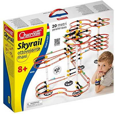 

International Playthings Quercetti Skyrail Ottovolante Maxi Playset(Multicolor)