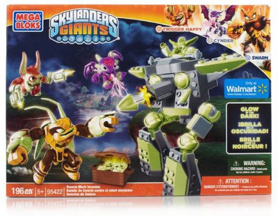 

Mega Bloks Skylanders Giants 95422 Swarm Mech Invasion(Multicolor)