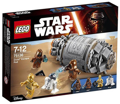 

Lego Starwars 75136 - Droid Escape Pod (197 Pcs)(Multicolor)