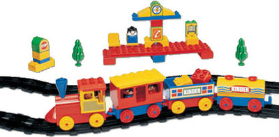 Peacock Kinder Block-Senior Train Set(Multicolor)