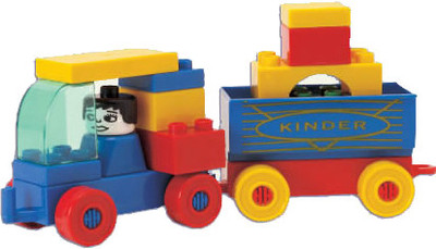 

Peacock Kinder Blocks-Car-Tanker and Dumper Set