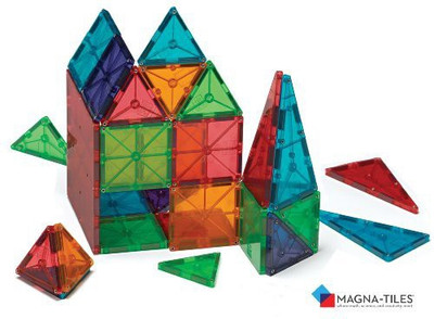 

Valtech Company Magnatiles Clear Colors 100 Piece Set(Multicolor)