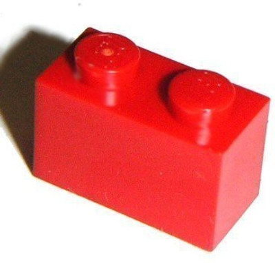 

Lego Building Accessories 1 X 2 Red Brickbulk 50 Pieces Per(Red)