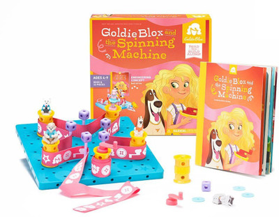 Goldie Blox GoldieBlox and the Spinning Machine(Multicolor)