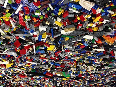 

Alexander James 2 Pounds Bulk Lego Bricks - Random Selection of Vintage Lego Bricks(Multicolor)