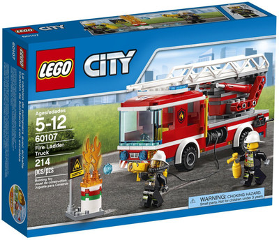 

Lego Fire Ladder Truck(Multicolor)