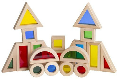 

Guidecraft Jr. Rainbow Block Set (20 Piece)(Multicolor)