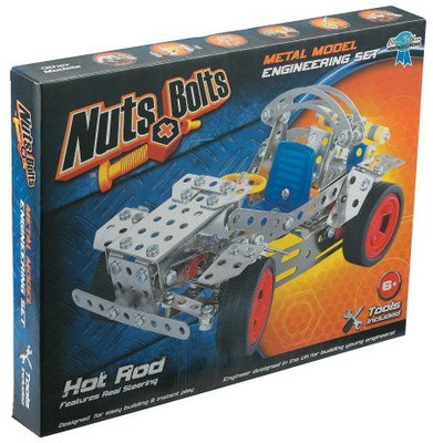 

Nuts & Bolts Hot Rod Building Set(Multicolor)