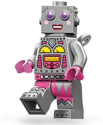 

Lego Minis Series 11Lady Robot(Grey)