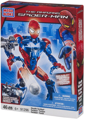 

Stealth Spiderman Techbot Multicolor (46 Pcs)