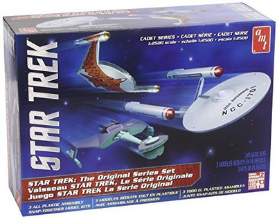 

Amt Ertl 1/2500 Star Trek Tos Era Ship Setsnap Kit(Blue)