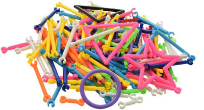 

Kuhu Creations Plastic Smart Stick Intelligence Educational Building Blocks Kids Toys(Multicolor)