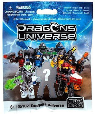 

Mega Brands Dragons Universe Mega Bloks Set 95102 Mini Blind Pack(Multicolor)