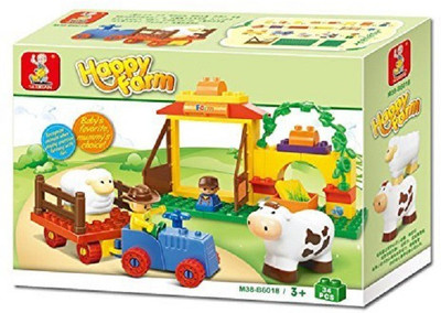 Sluban Happy Farm Educational Toy(Multicolor)