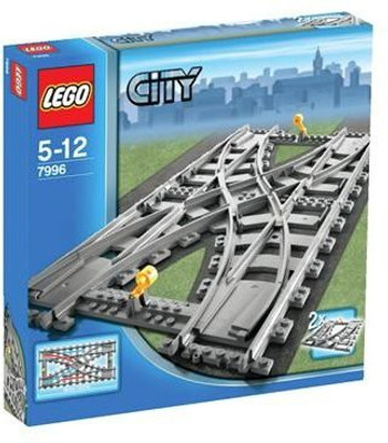 Lego City Train Track Splitter (7996)(Grey) available at flipkart for Rs.34425