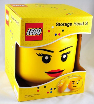 

Lego Small Storage Head Container Girl(Yellow)