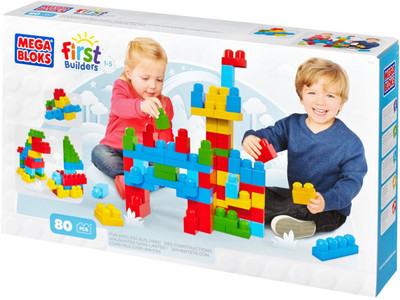 

First Builders Mega Bloks Fun Endless Building Box Set(Multicolor)
