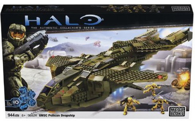 

Mega Bloks Halo Unsc Pelican Dropship(Green)