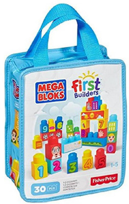 

Mega Bloks FIRST BUILDERS 123 COUNT (30 PCS) - DCH37(Multicolor)