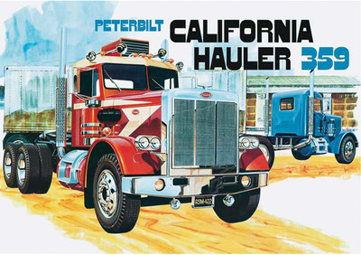 

AMT USA 1/25 Scale Peterbilt 359 "California Hauler" ConventionalPlastic Model Kit(Multicolor)