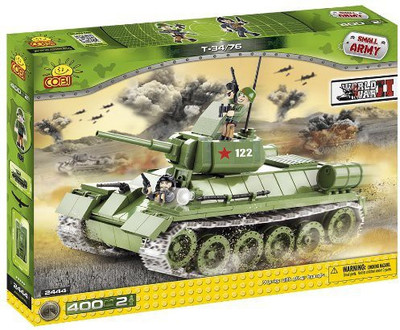

Small Army 2444/ T34 400 Building Bricks Cobi(Green)