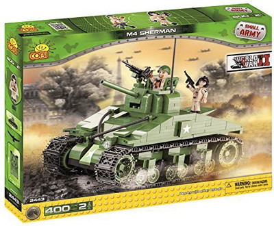 

COBI Small Army M4 Sherman Tank Building Kit(Green)