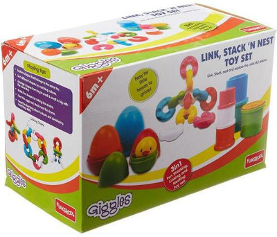 

Funskool Giggles Link, Stack and Nest Toy Set(Multicolor)
