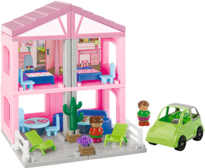 

Ecoiffier Abrick House(Pink)