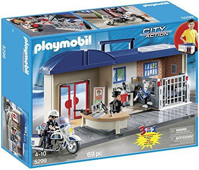 Playmobil Police Take Along Station(Multicolor)